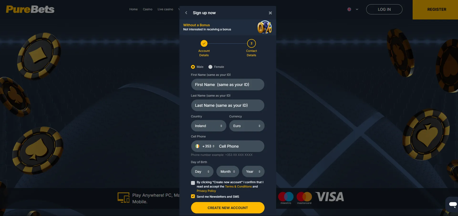 Withdraw tradução